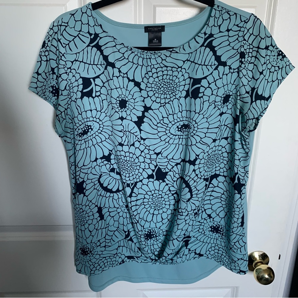 Ann Taylor Floral Blouse